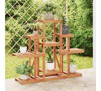 vidaXL Portafiori 110x25x96 cm in Legno Massello di Abete