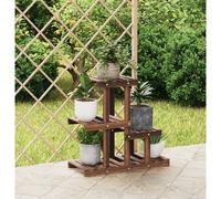 vidaXL Portafiori 58x25x51 cm in Legno Massello di Abete