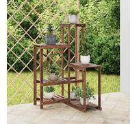 vidaXL Portafiori 62,5x61,5x101,5 cm in Legno Massello di Abete
