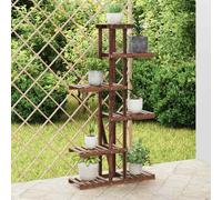 vidaXL Portafiori 75x25x140,5 cm in Legno Massello di Abete