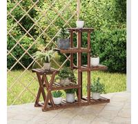 vidaXL Portafiori 95x25x96 cm in Legno Massello di Abete