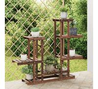 vidaXL Portafiori 95x25x96 cm in Legno Massello di Abete
