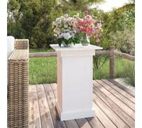 vidaXL Portafiori bianco 40x40x60 cm in Legno Massello di Pino