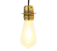 vidaXL Portalampade 2 pz Bronzo E27