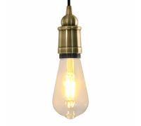 vidaXL Portalampade 2 pz Bronzo E27