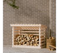 vidaXL Portalegna 108x73x79 cm in Legno Massello di Pino