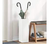 vidaXL Portaombrelli Bianco Legno Medio Portaombrelli Bianco