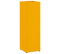 vidaXL Portaombrelli Giallo Senape Metallo Standard Portaombrelli