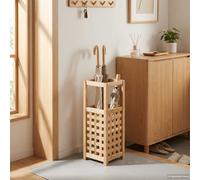 vidaXL Legno Massello Noce Portaombrelli Bastoni Passeggio Supporto Ombrelli