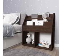 vidaXL Portariviste Bambini Rovere Fumo 71x30x78,5cm Legno Multistrato