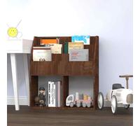 vidaXL Portariviste per Bambini Rovere Marrone 71x30x78,5cm Legno