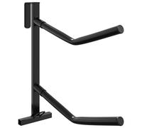 vidaXL Portasella con Gancio per Briglia a Braccio Doppio Nero Ferro, portasella portatile, portasella sospeso, porta supporto sella portatile