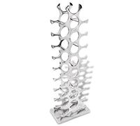 AX Portabottiglie Max27Bottiglie PortaVini 33x19x102cm Argento Elegante + 243503