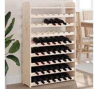 vidaXL Portavini con Pannello Superiore 72,5x25x111,5 cm Massello Pino