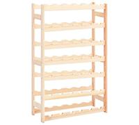 vidaXL Legno di Pino Portavini da 42 Bottiglie Minimalista Rustico Cantinetta Portabottiglie Conservazione Espositore Vino Colore Naturale