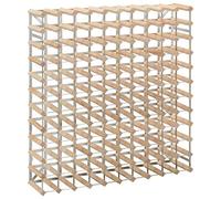 Portavini da 120 bottiglie in legno massello di pino