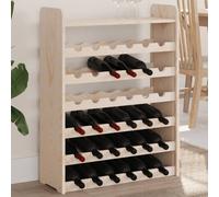 vidaXL Portavini Pannello Superiore 67,5x25x87 cm Legno Massello Pino