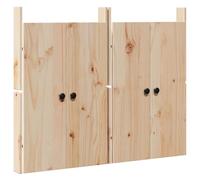 vidaXL Porte da cucina esterna 2 pcs 50x9x82 cm Legno massello di pino