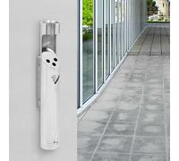 vidaXL Posacenere da Parete in Acciaio Inox