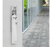 vidaXL Posacenere da Parete in Acciaio Inox