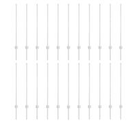 vidaXL Pali di recinzione 44 pz U-Channel Argento 140 cm Acciaio