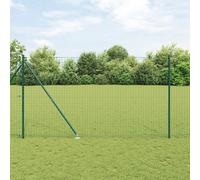 vidaXL Posti per Recinzione con Punte 13 pz Ø32 mm 170 cm Acciaio Zincato