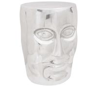 vidaXL Pouf Argento Alluminio