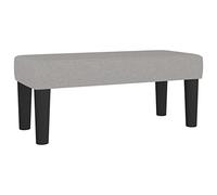 vidaXL Panca Grigio Chiaro 70x30x30 cm in Tessuto