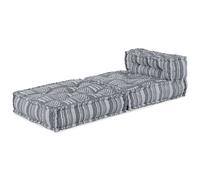 vidaXL Pouf Modulare Grigio , 70x70x54 cm, in Tessuto