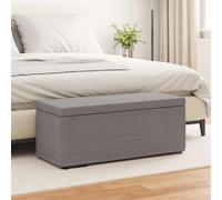 vidaXL Pouf Talpa 101 x 41 x 40 cm Tessuto e Legno Ingegnerizzato