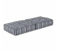 vidaXL Pouff modulari in grigio - 70x70x36 cm, tessuto