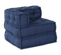 vidaXL Pouffe Modulare Indigo 70x70x54 Tessuto