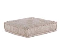 vidaXL Pouffe Modulare - Marrone Chiaro, 70x70x36 cm, Tessuto