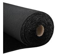 vidaXL Rotolo di erba sintetica 1 x 15 m, nero, resistente ai raggi UV, sintetico, per esterni, acqua, prato, decorazione perfetta per giardino, decorazione realistica, polipropilene, foglie