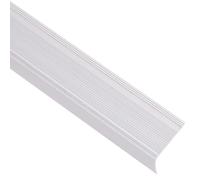 vidaXL Profili a L per Gradini 5 pz in Alluminio 90 cm Argento, Profilo Gradino, Profili protettivi gradini, angolari per Scale, Profili gradini