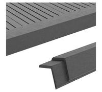 VIDAXL - Profili Angolari per Bordi 5pz in WPC 170 cm Grigio