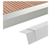 VIDAXL - Profili Angolari Per Decking In Alluminio 170 Cm Argento