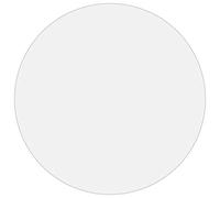 vidaXL Protezione Tavolo Trasparente Ø 100 cm 2 mm PVC