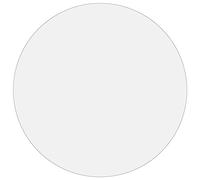 vidaXL Protezione tavolo trasparente Ø 110 cm PVC