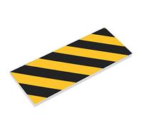 vidaXL Protezioni da Parete 6 pz Giallo e Nero 50x10x2 cm Schiuma EVA