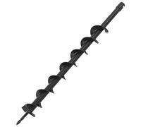 vidaXL Punta a Trivella per Trapano Universale Robusta con Asta Collegamento Coclea Perforazione Rapida Legno Terreno in Acciaio 60 mm