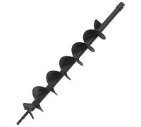 vidaXL Punta a Trivella per Trapano Universale Robusta con Asta Collegamento Coclea Perforazione Rapida Legno Terreno in Acciaio 100 mm