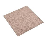 vidaXL Quadrotte di Moquette 20 pz 5 m² 50x50 cm Beige