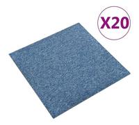 VIDAXL - Quadrotte di Moquette 20 pz 5 m 50x50 cm Blu
