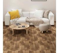 vidaXL Quadrotte di Moquette 20 pz 5 m² Marroni