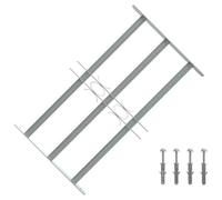 vidaXL Griglia regolabile per finestre 3 barre trasversali 500–650 mm
