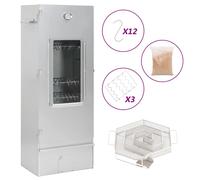 vidaXL Räucherofen mit Kaltrauchgenerator Verzinkter Stahl