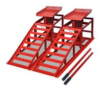 Vidaxl - Rampe di Sollevamento Riparazione Auto 2 pz Acciaio Rosso