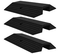 vidaXL Rampe per Soglia a Ponte 3pz 49x40x8 cm Gomma