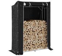 vidaXL Rastrelliera per Legna con Copertura Antipioggia 150x60x200 cm